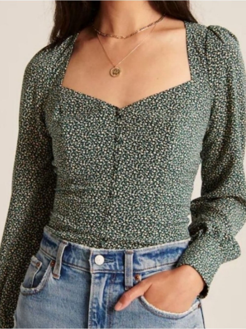 Abercrombie & Fitch Floral Blouse